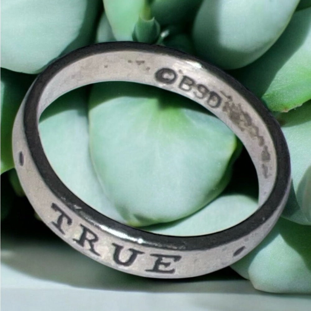 BSD 925 Sterling Silver Purity Ring